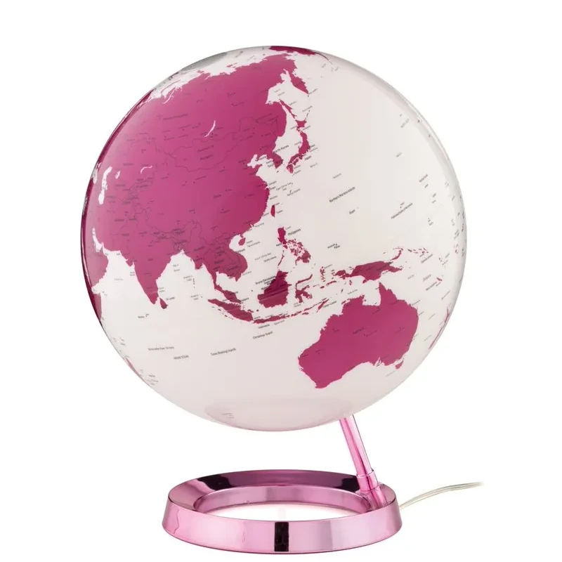 Mappamondo luminoso fucsia - Wdesign