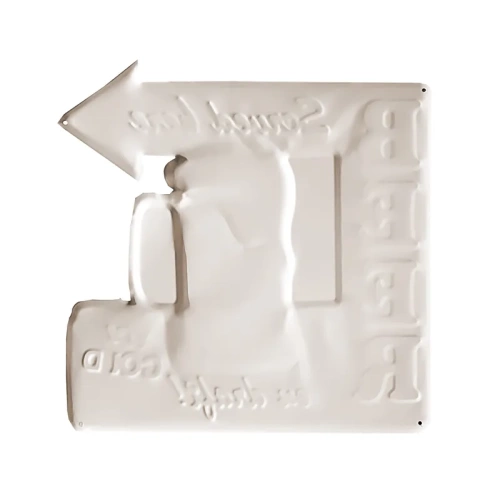 Targa decorativa vintage birreria in alluminio - immagine 4