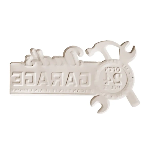 Targa decorativa vintage dad's garage in alluminio - immagine 6