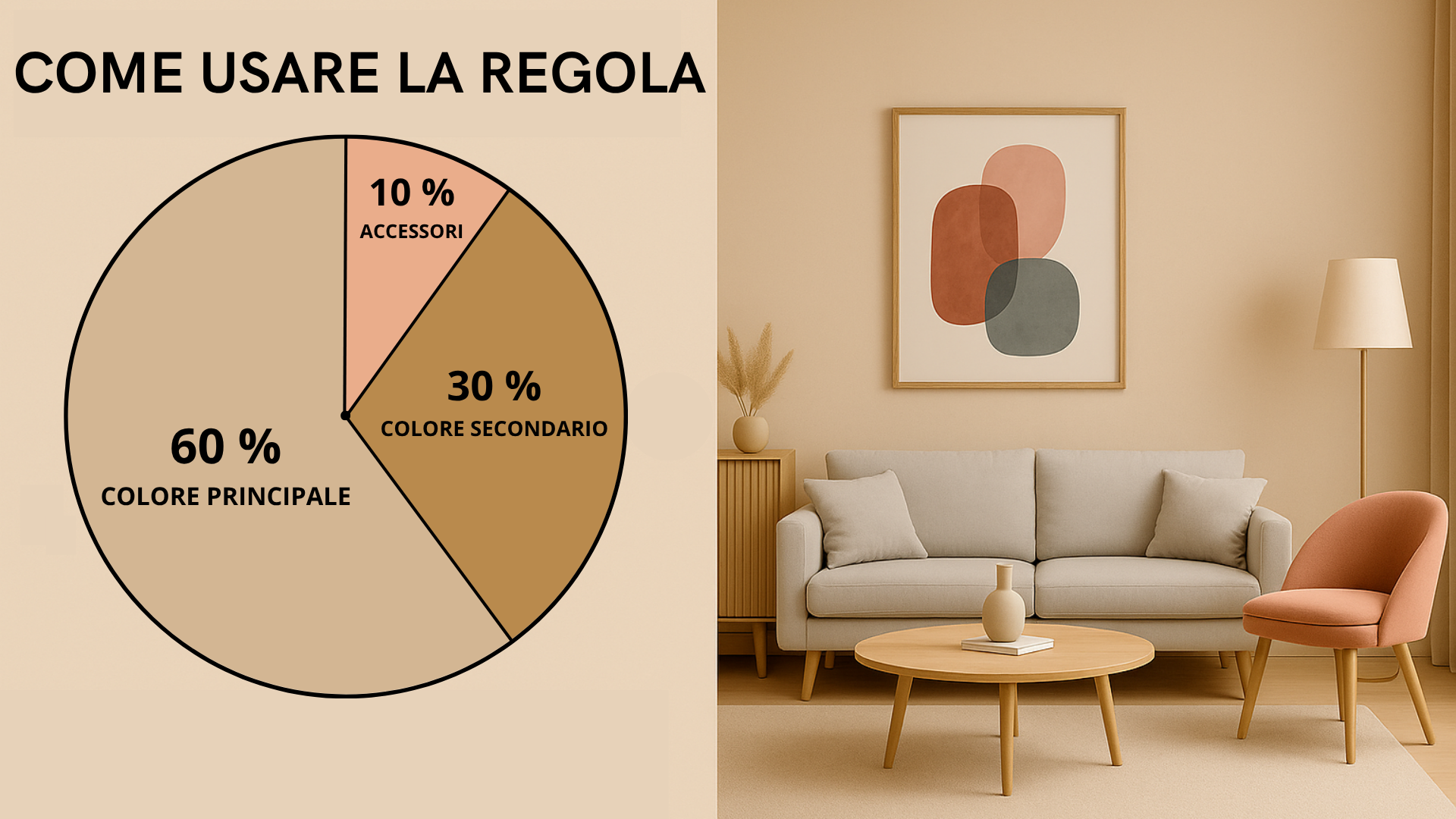 La regola dei colori 60-30-10 come usarla nella tua casa wdesign-interior-design-marche
