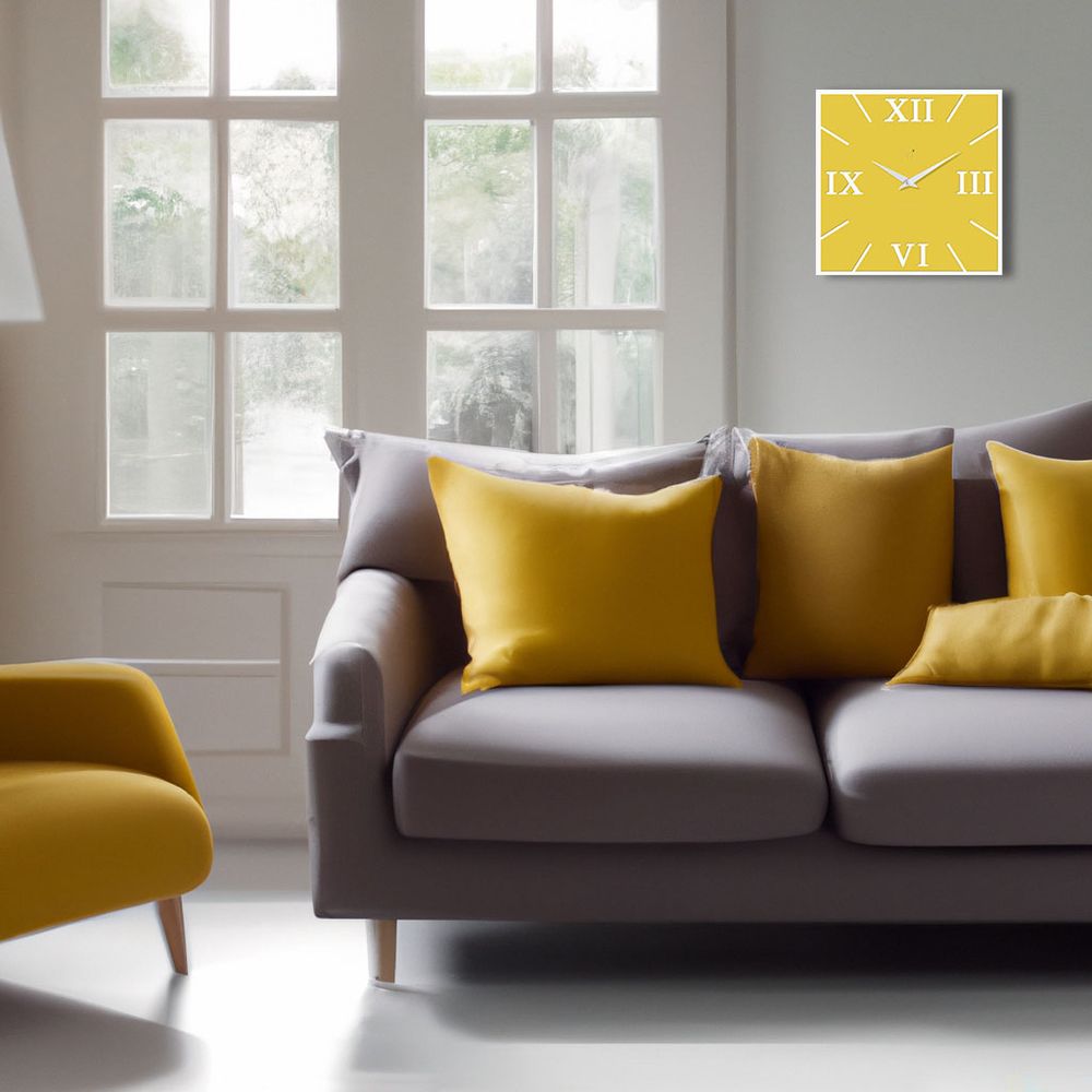 CLASSY CLOCK orologio da parete in legno verniciato