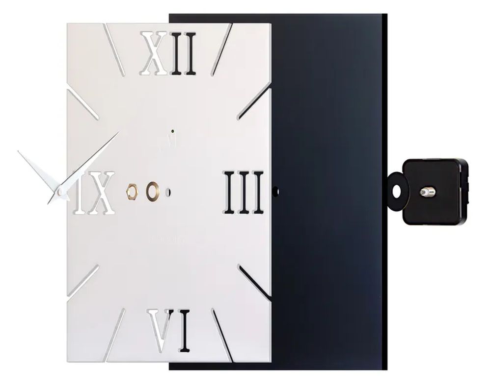CLASSY CLOCK orologio da parete in legno verniciato