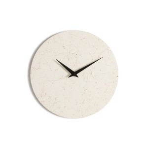 MARBLE CLOCK orologio da parete in legno verniciato