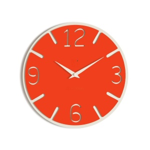 NOON CLOCK orologio da parete in legno verniciato