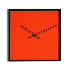 RITZY CLOCK orologio da parete in legno verniciato