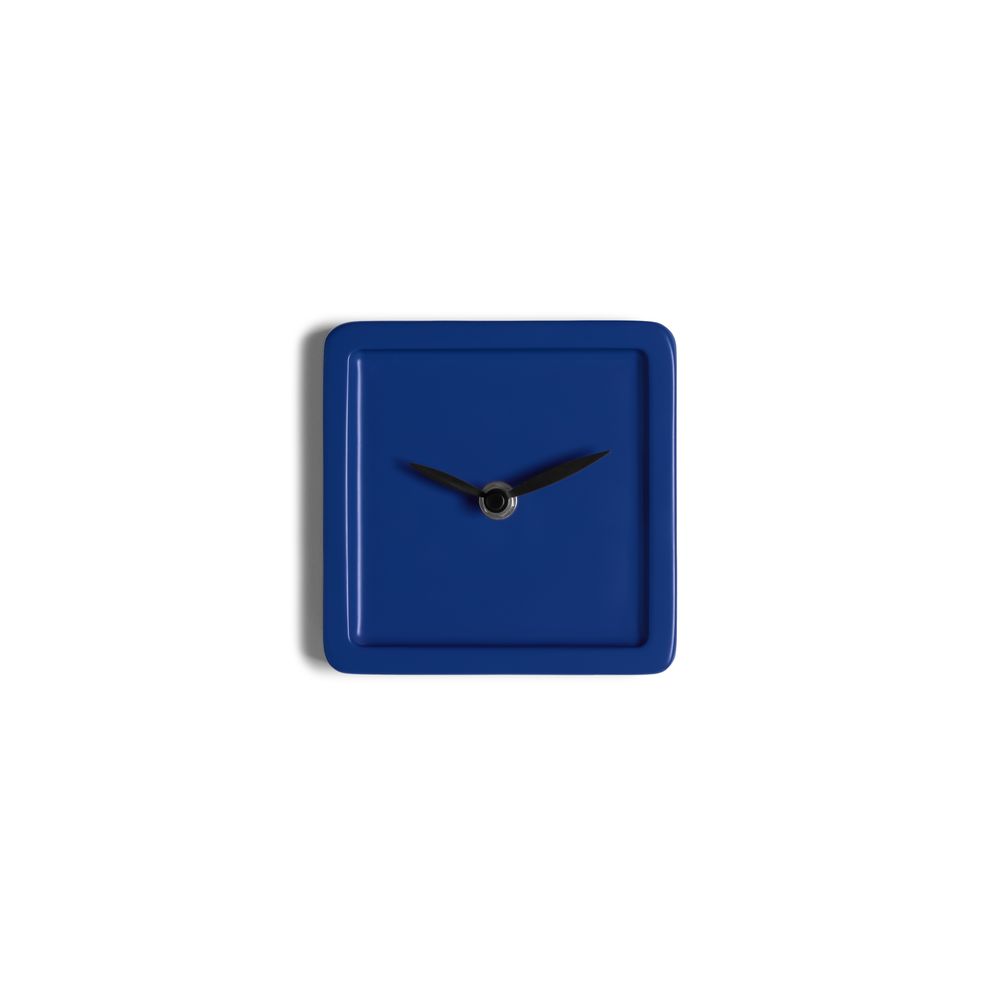 NATTY CLOCK orologio d'appoggio in legno verniciato