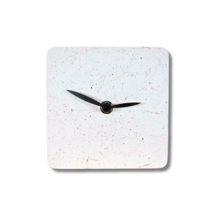 MARBLE CLOCK Orologio d'appoggio effetto marmo