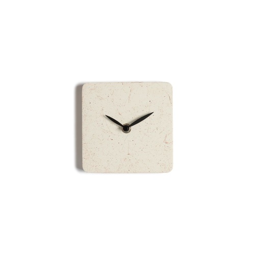 MARBLE CLOCK Orologio d'appoggio effetto marmo