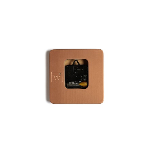 COPPER CLOCK Orologio in legno verniciatura materica