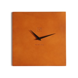 CORTEN CLOCK orologio da parete in legno verniciato