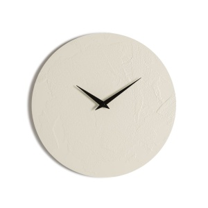 MALTA WHITE CLOCK orologio da parete in legno verniciato