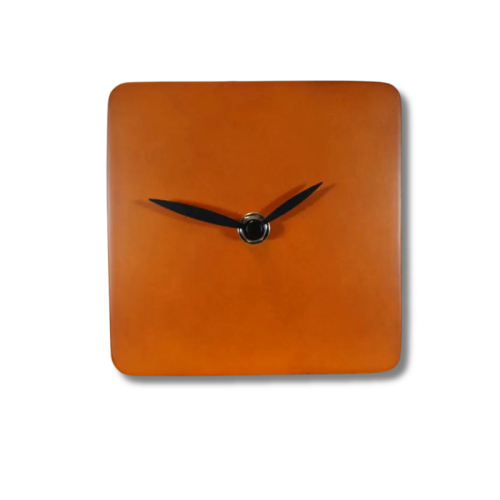 CORTEN CLOCK Orologio d'appoggio in legno verniciato