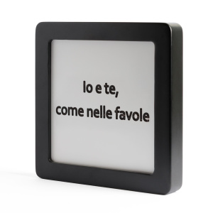 Quadretto in Legno Io e te, come nelle favole