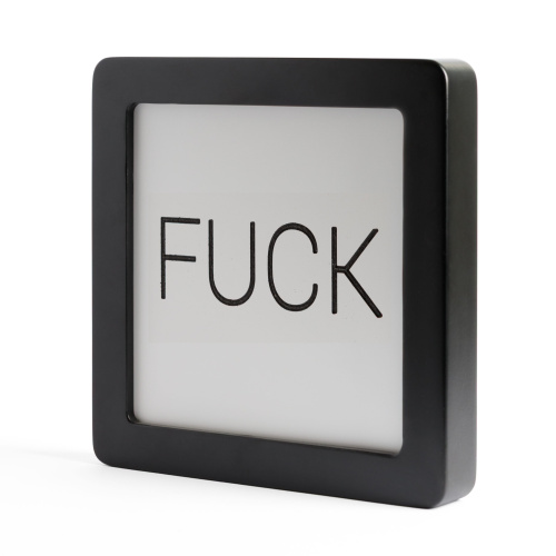 Quadretto in Legno Fuck