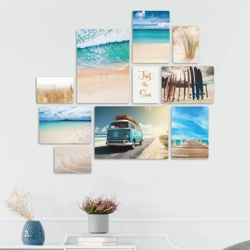 Beach life Quadri set 10 pannelli