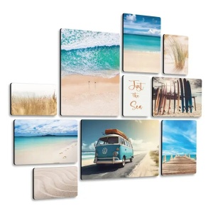 Beach life Quadri set 10 pannelli