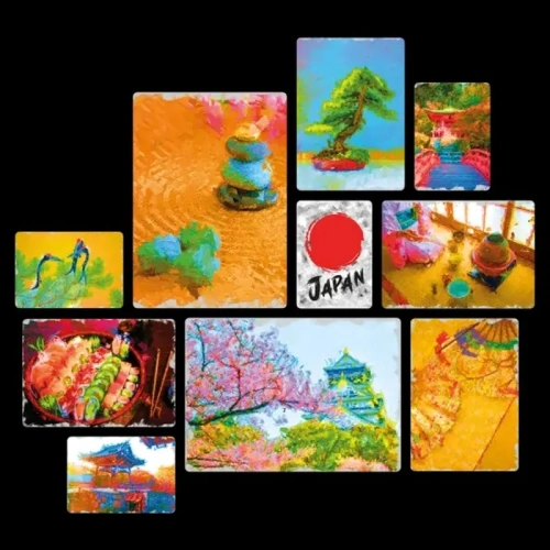 Colori Giapponesi Quadri set 10 pannelli