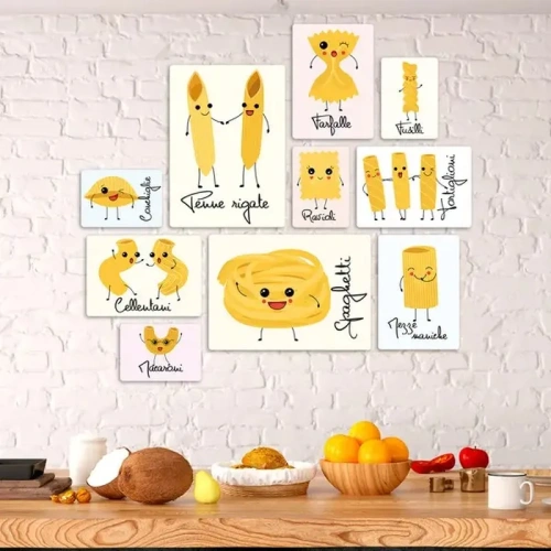 Dolce Pasta Quadri set 10 pannelli
