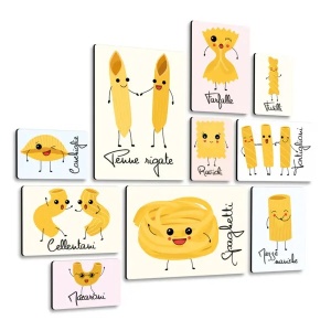 Dolce Pasta Quadri set 10 pannelli