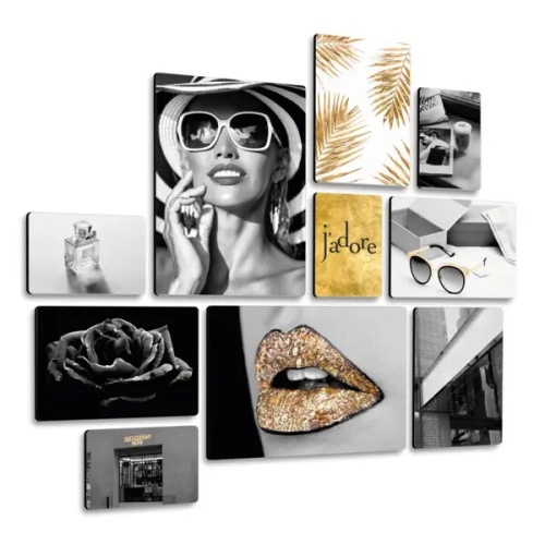 Fashion J'Adore Quadri set 10 pannelli