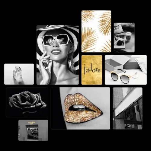 Fashion J'Adore Quadri set 10 pannelli