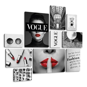 Fashion Moda Vogue Quadri set 10 pannelli