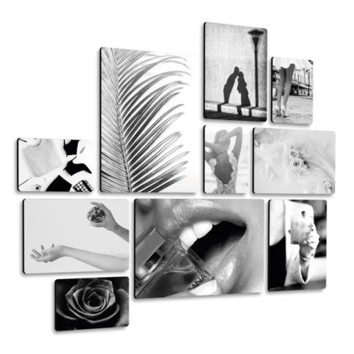 Fashion Parfum Quadri set 10 pannelli