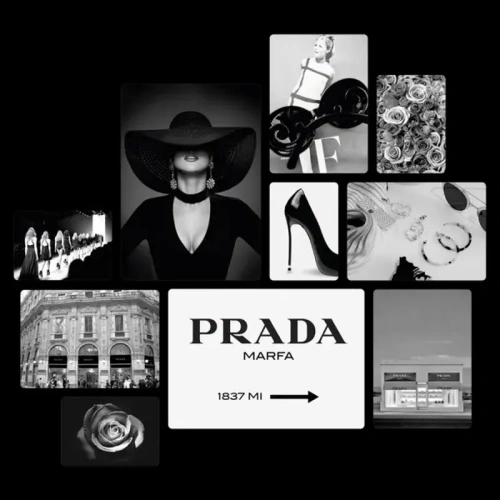 Fashion Prada Quadri set 10 pannelli