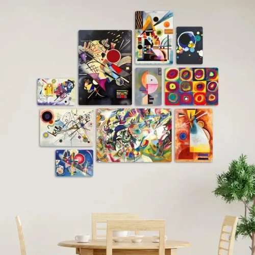 Kandisky Quadri set 10 pannelli