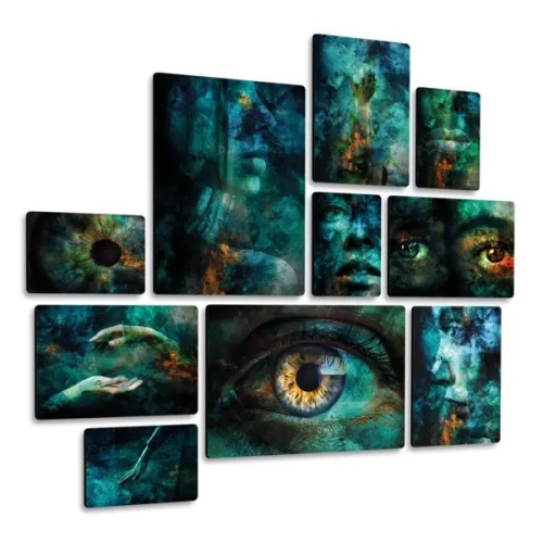 Metaphysical Soul Quadri set 10 pannelli