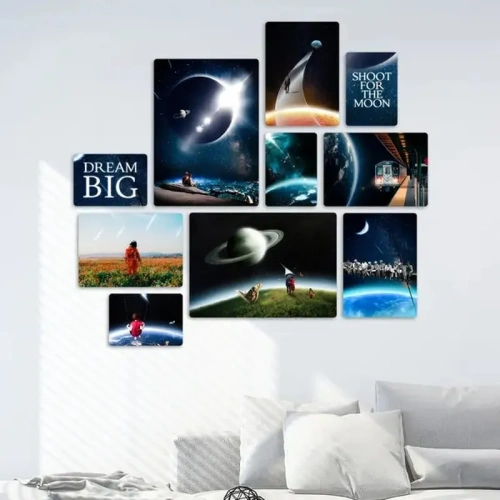 Metaphysical Space Quadri set 10 pannelli