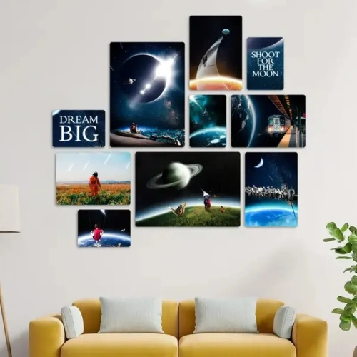 Metaphysical Space Quadri set 10 pannelli