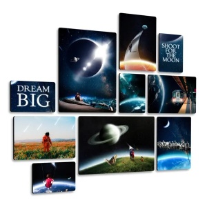 Metaphysical Space Quadri set 10 pannelli