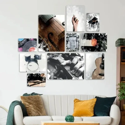 Musicart Quadri set 10 pannelli
