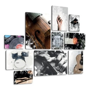 Musicart Quadri set 10 pannelli