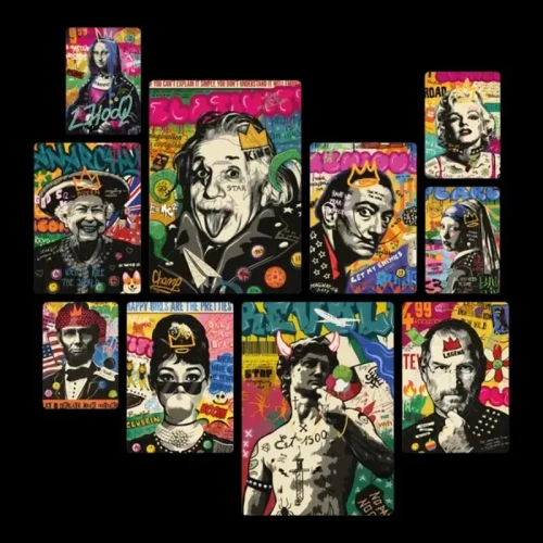 Personaggi Famosi Punk Quadri set 10 pannelli