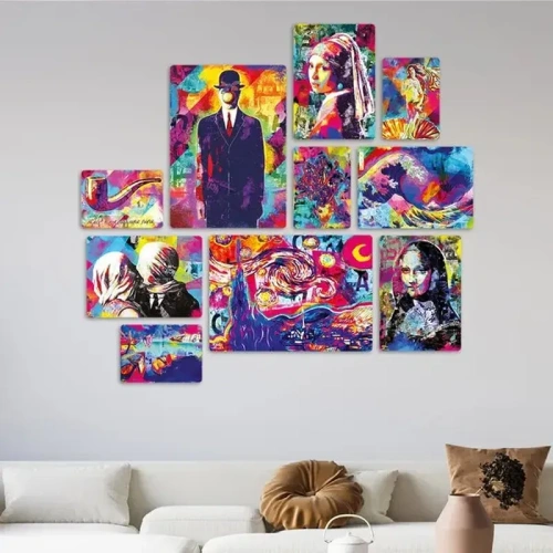 Pop Art Quadri set 10 pannelli