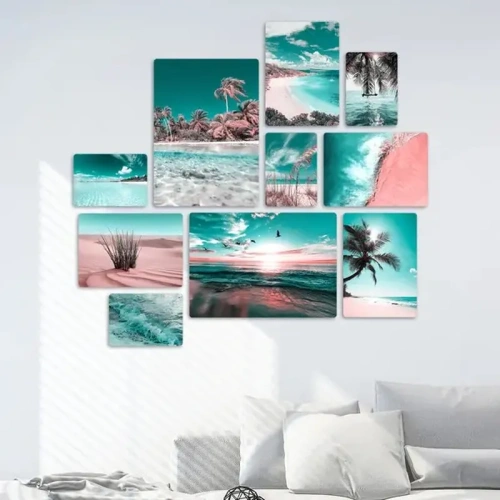 Raccolta Mare 2 Quadri set 10 pannelli