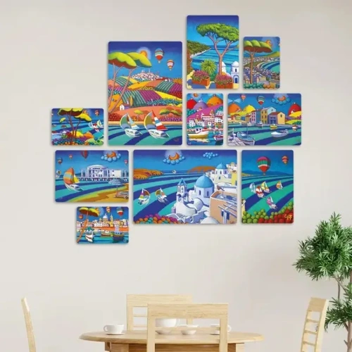 Raccolta Mare Quadri set 10 pannelli