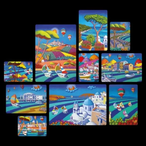 Raccolta Mare Quadri set 10 pannelli