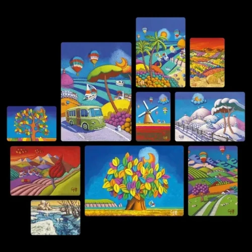Raccolta Stagioni Quadri set 10 pannelli