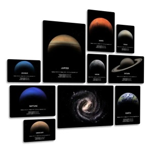 Sistema Solare Quadri set 10 pannelli