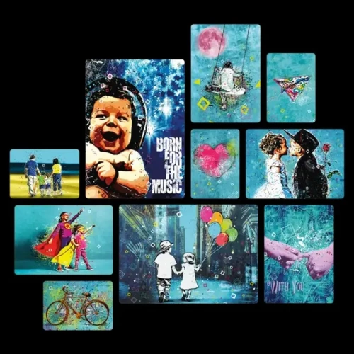 Street Art 2 Quadri set 10 pannelli