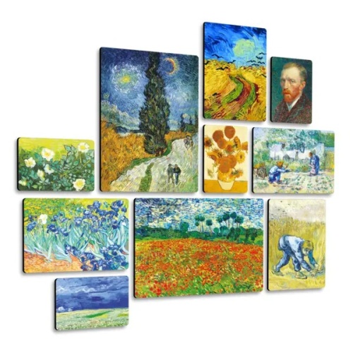 Van Gogh 2 Quadri set 10 pannelli