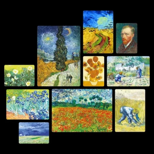 Van Gogh 2 Quadri set 10 pannelli