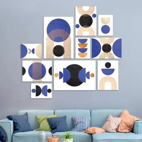 Zen Blue Quadri set 10 pannelli