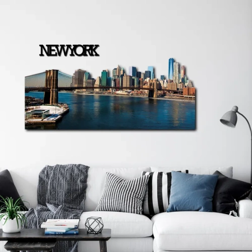 Brooklyn Skyline Fotografico Sagomato