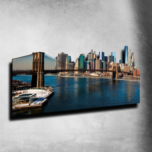 Brooklyn Skyline Fotografico Sagomato