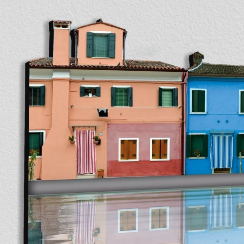 Burano Skyline Fotografico Sagomato