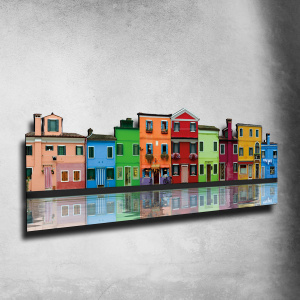Burano Skyline Fotografico Sagomato
